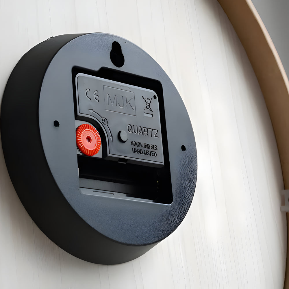 Orologio da parete silenzioso moderno rotondo decorativo per la casa | Meowbutter