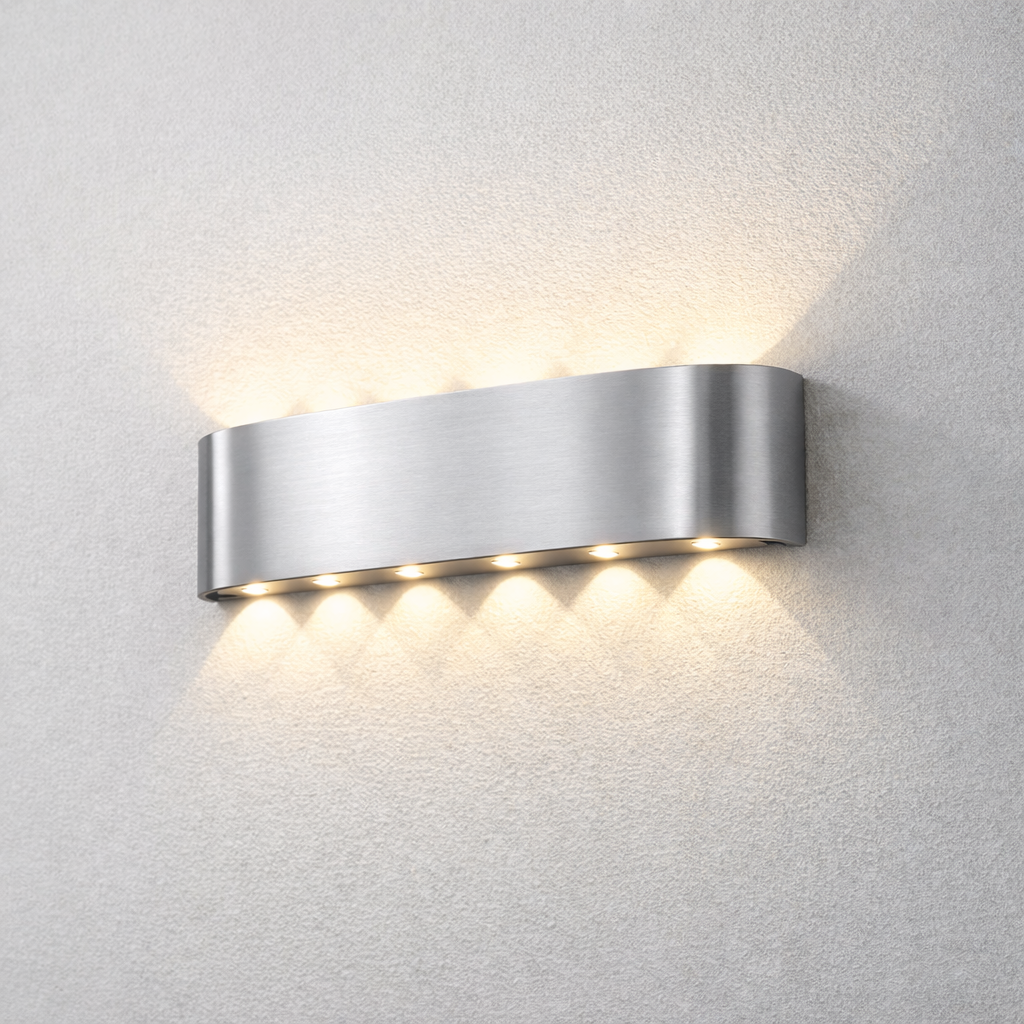 مصباح حائط LED عصري بسيط - إضاءة ثنائية المحور لأعلى ولأسفل