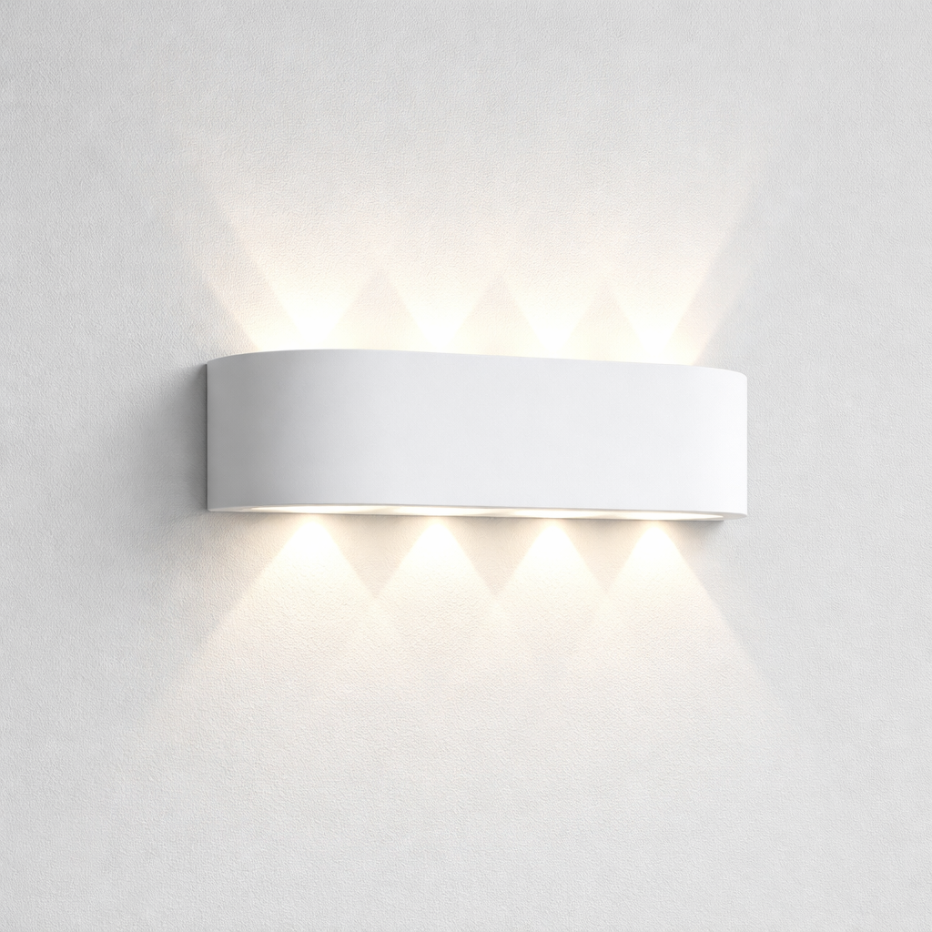 مصباح حائط LED عصري بسيط - إضاءة ثنائية المحور لأعلى ولأسفل