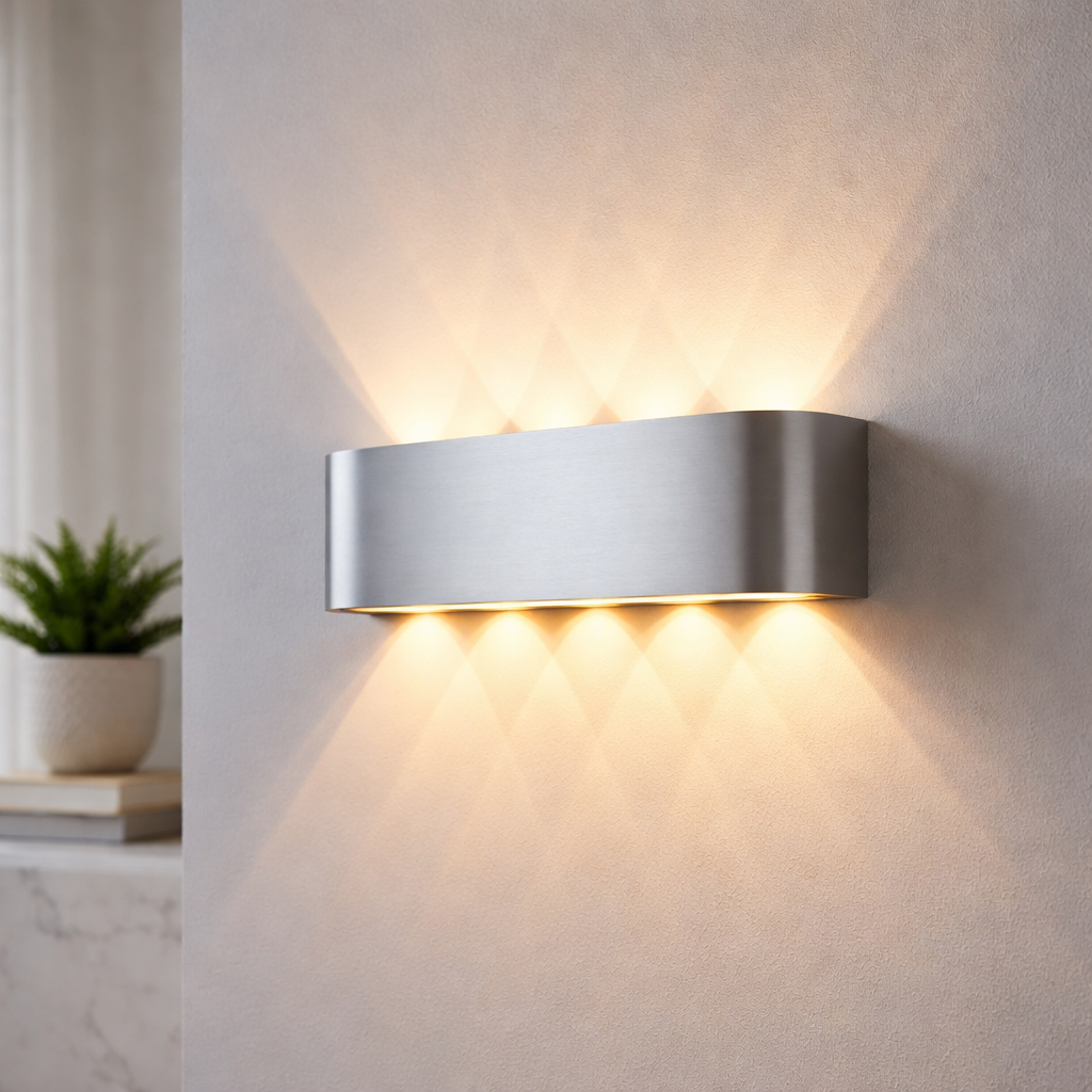 مصباح حائط LED عصري بسيط - إضاءة ثنائية المحور لأعلى ولأسفل