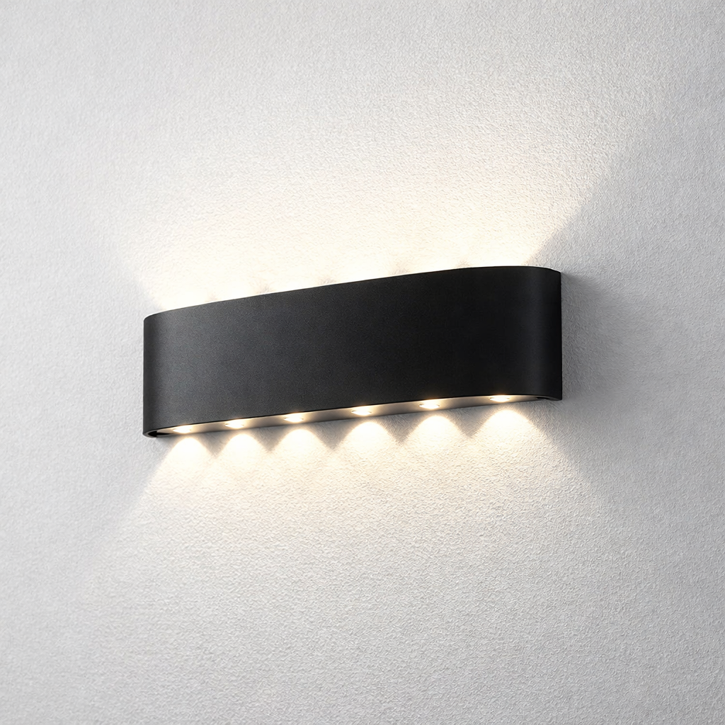 مصباح حائط LED عصري بسيط - إضاءة ثنائية المحور لأعلى ولأسفل