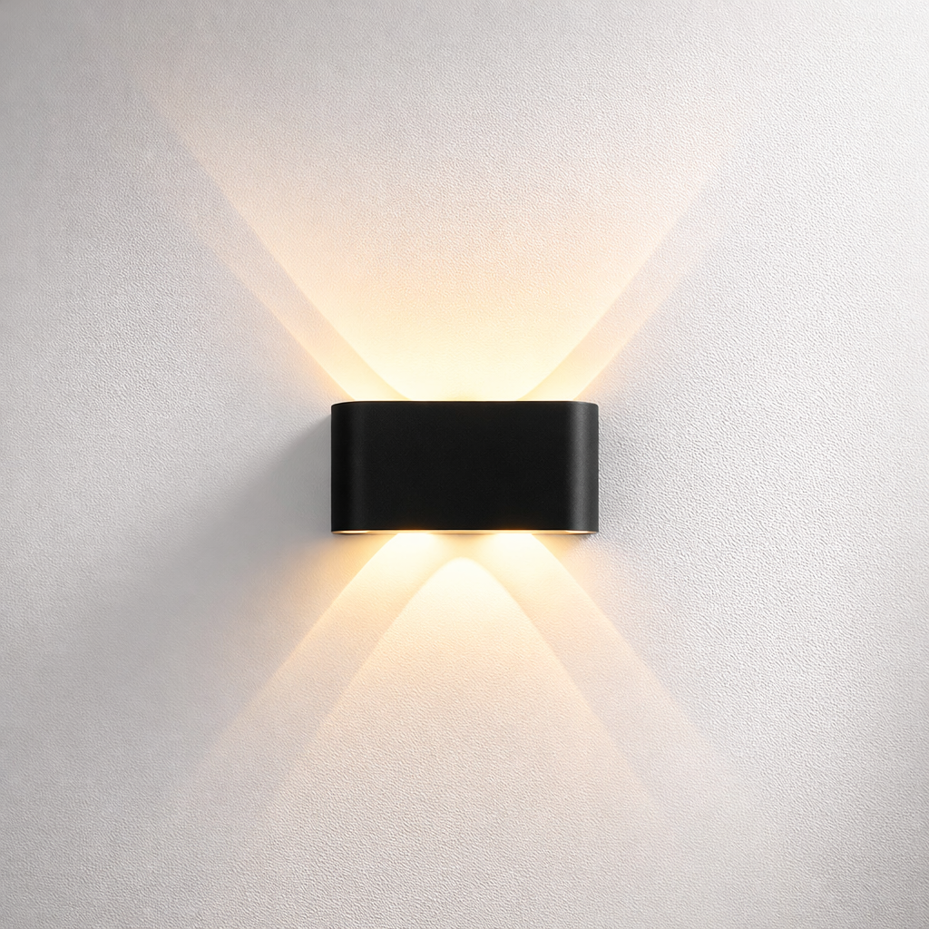 مصباح حائط LED عصري بسيط - إضاءة ثنائية المحور لأعلى ولأسفل