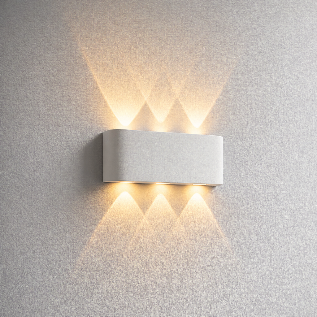 مصباح حائط LED عصري بسيط - إضاءة ثنائية المحور لأعلى ولأسفل