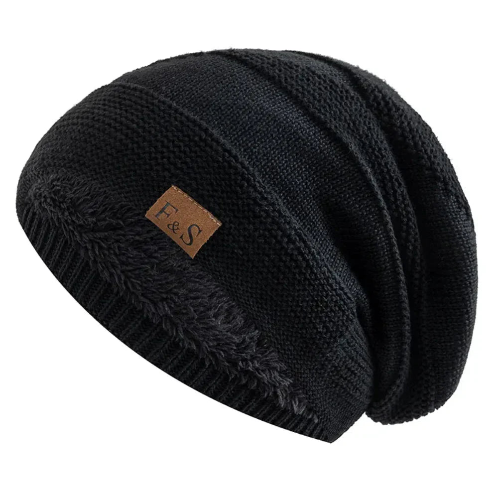 Cappello Invernale Beanie in Maglia con Fodera in Acrilico Stile Slouch | Meowbutter