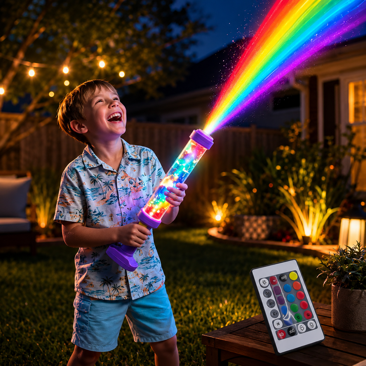 Water Gun LED Water Blaster Summer Toy Outdoor Play | Meowbutter