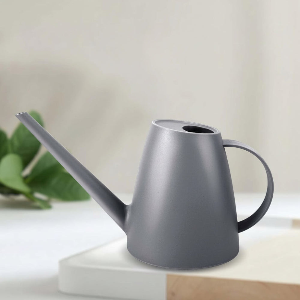 Long-Spout Plastic Watering Can — Lightweight Synthetic Body