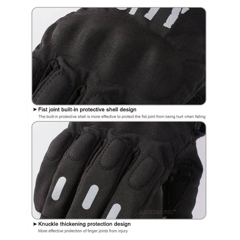 Guanti protettivi da moto — Antivento, antiscivolo, compatibili con touchscreen