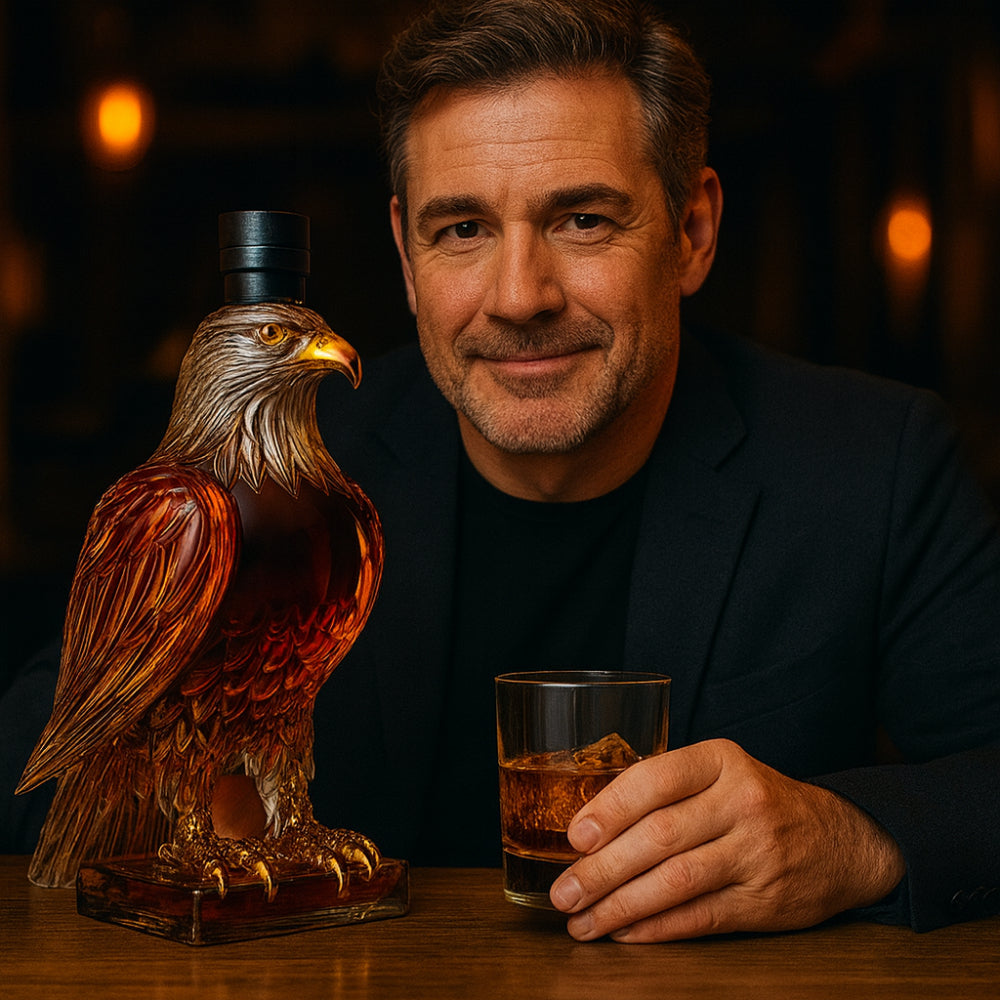 Decanter per Whiskey a Forma di Aquila in Vetro Bottiglia Decorativa per Bar | Meowbutter
