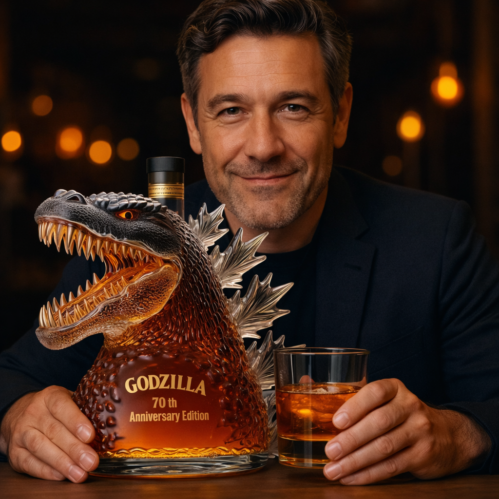 Whiskey Decanter Monster Glass Bottle Decorative Bar Display | Meowbutter