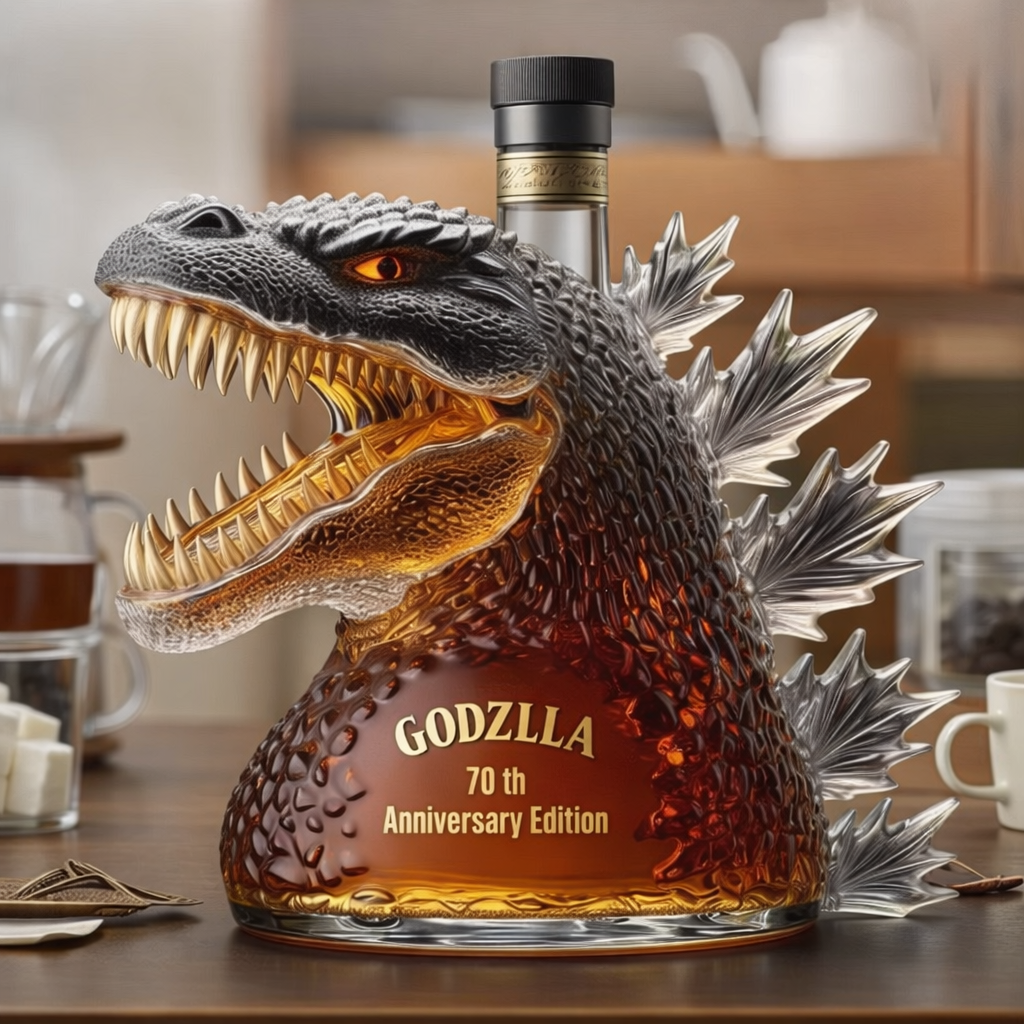 Whiskey Decanter Monster Glass Bottle Decorative Bar Display | Meowbutter
