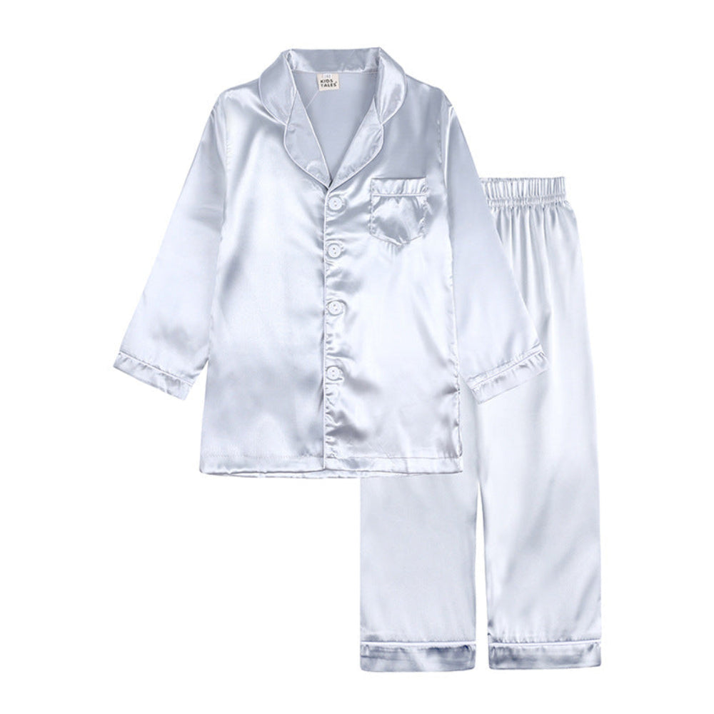 Kids Button-Top Sleepwear Set — Coordinating Top and Bottoms