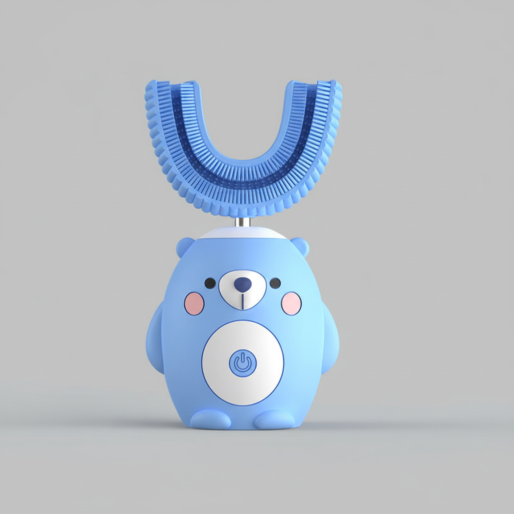 Ładowana szczoteczka soniczna TinySonic dla dzieci — zabawny design