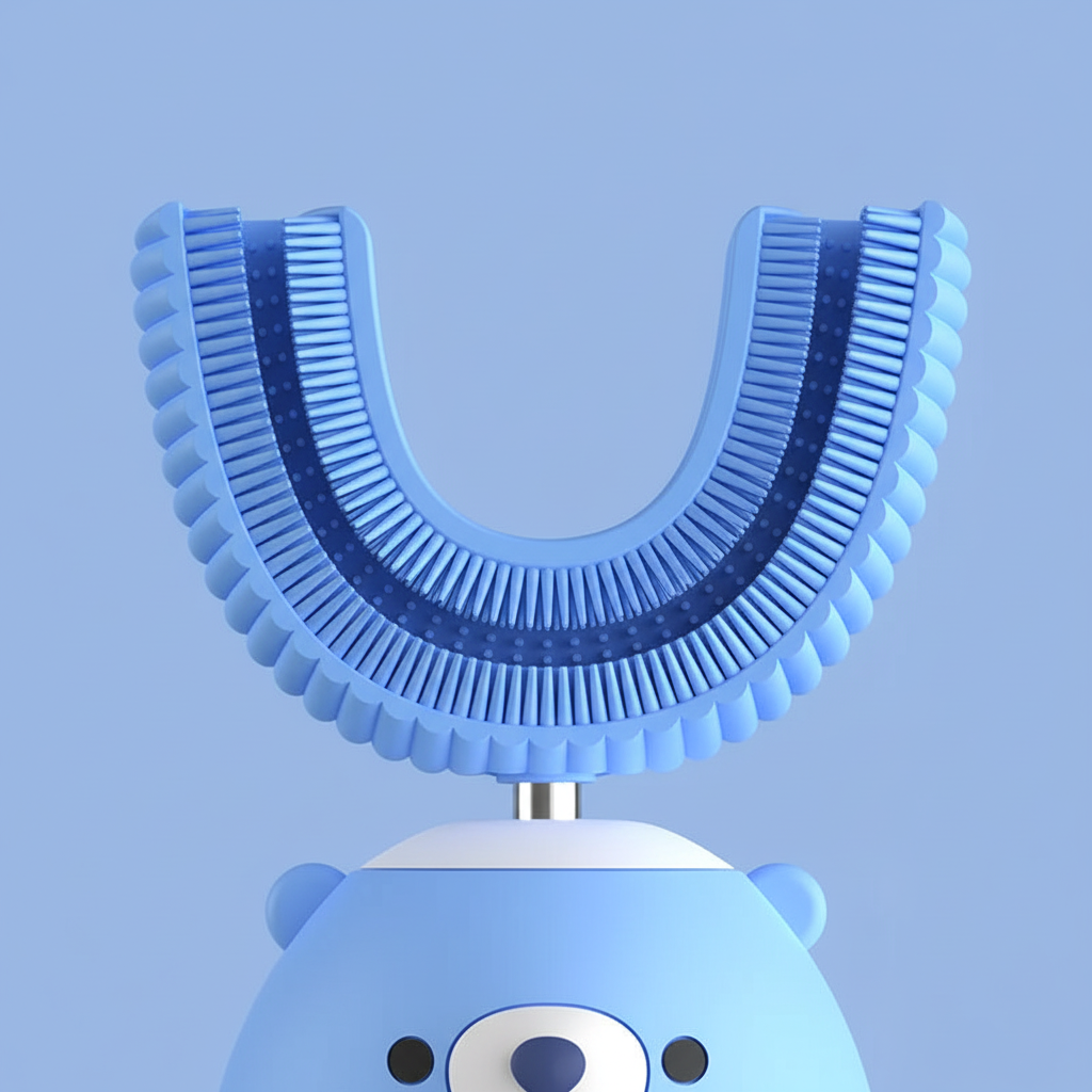 Ładowana szczoteczka soniczna TinySonic dla dzieci — zabawny design