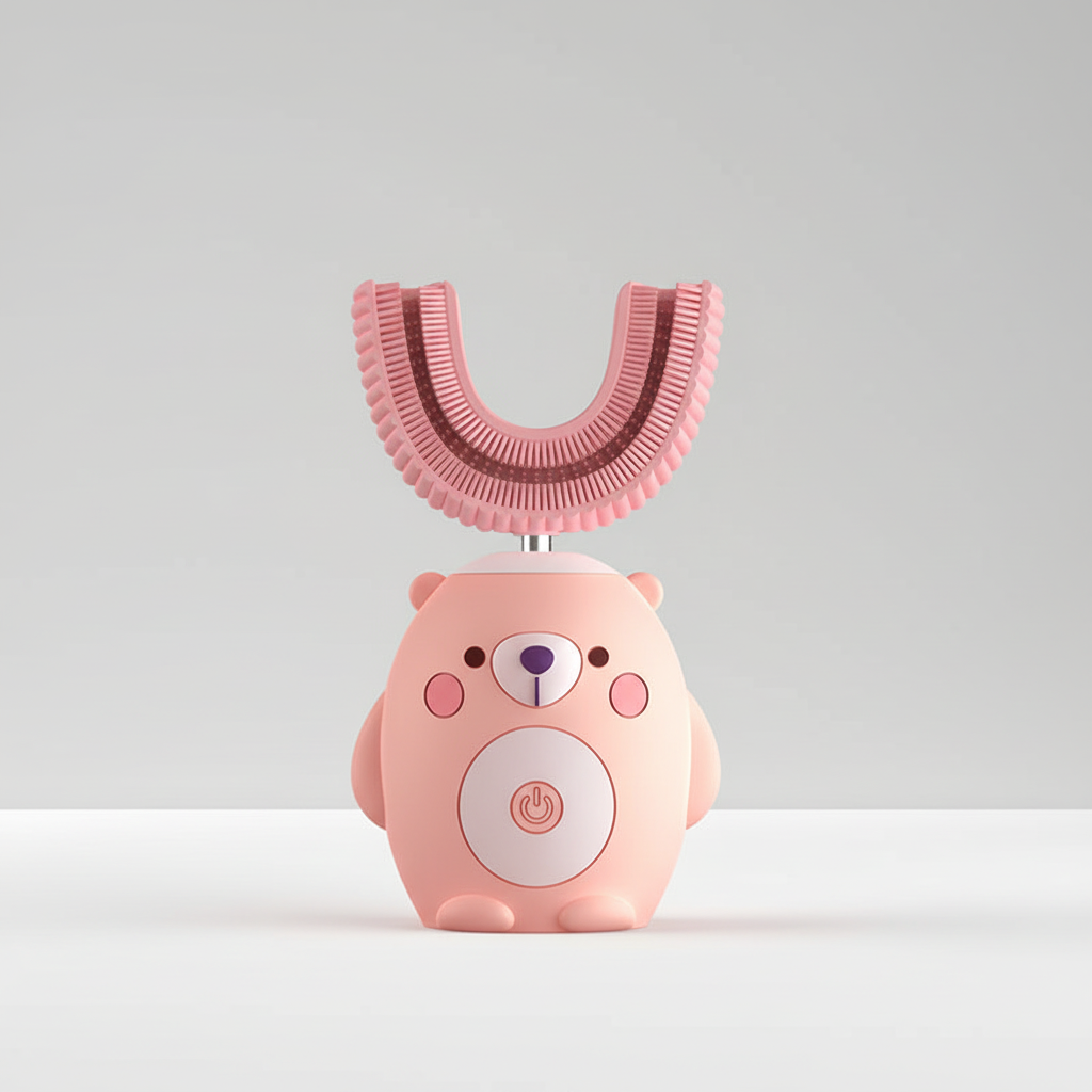 Ładowana szczoteczka soniczna TinySonic dla dzieci — zabawny design