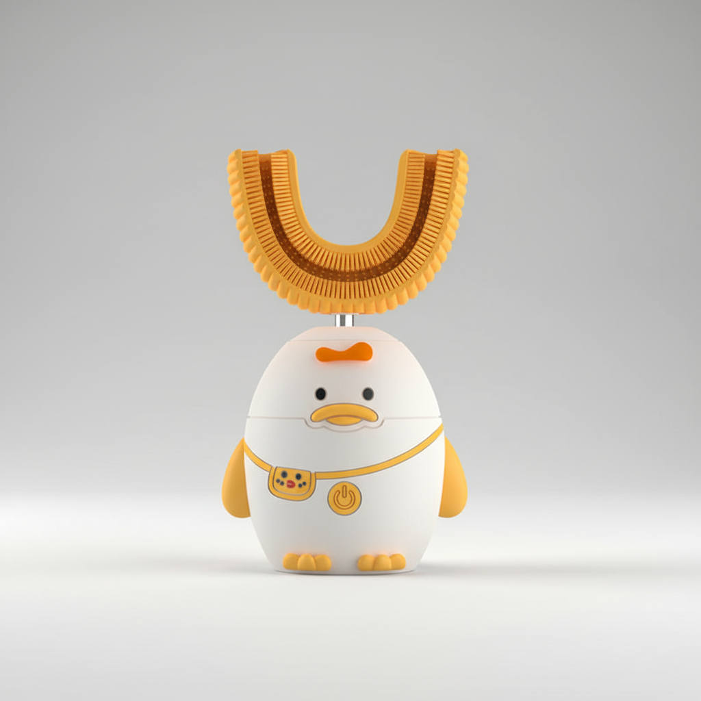 Ładowana szczoteczka soniczna TinySonic dla dzieci — zabawny design