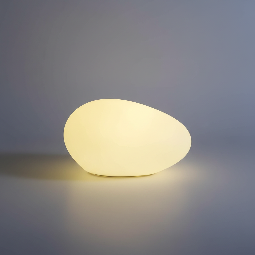 مصباح حديقة لاسلكي GlowPebble قابل لإعادة الشحن - إضاءة دافئة
