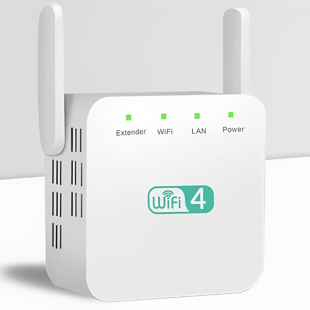 WiFi-forlænger og rækkeviddeforstærker - netværksrepeater til stikkontakt