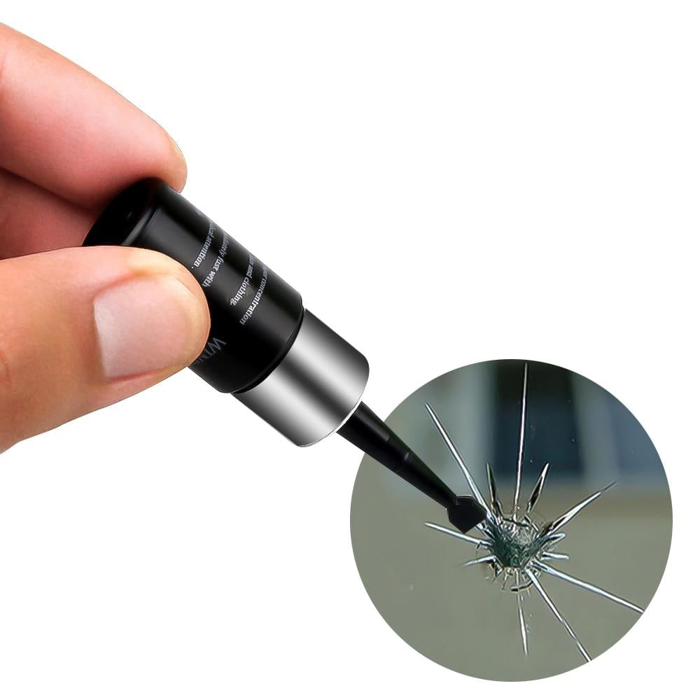 Windshield Crack Repair Kit — Automotive Glass Resin Formula