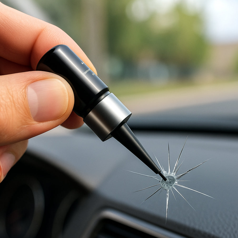 Windshield Crack Repair Kit — Automotive Glass Resin Formula