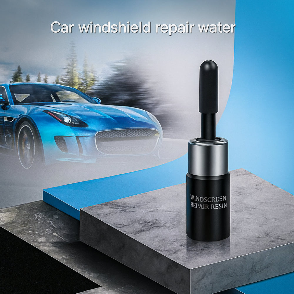 Windshield Crack Repair Kit — Automotive Glass Resin Formula