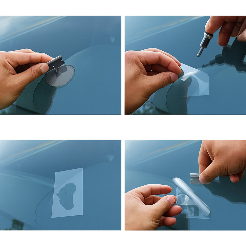 Windshield Crack Repair Kit — Automotive Glass Resin Formula