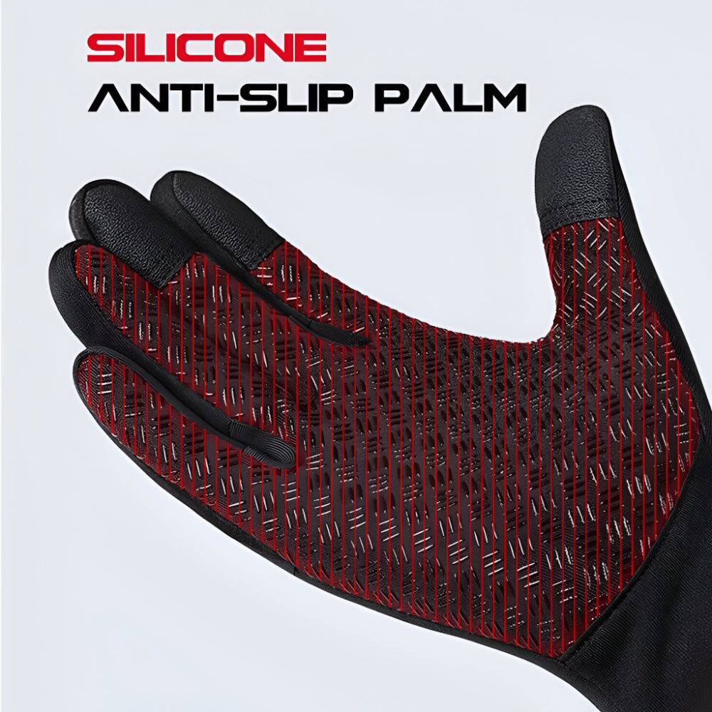 Heated Winter Gloves — Touchscreen Compatible Full-Finger Design