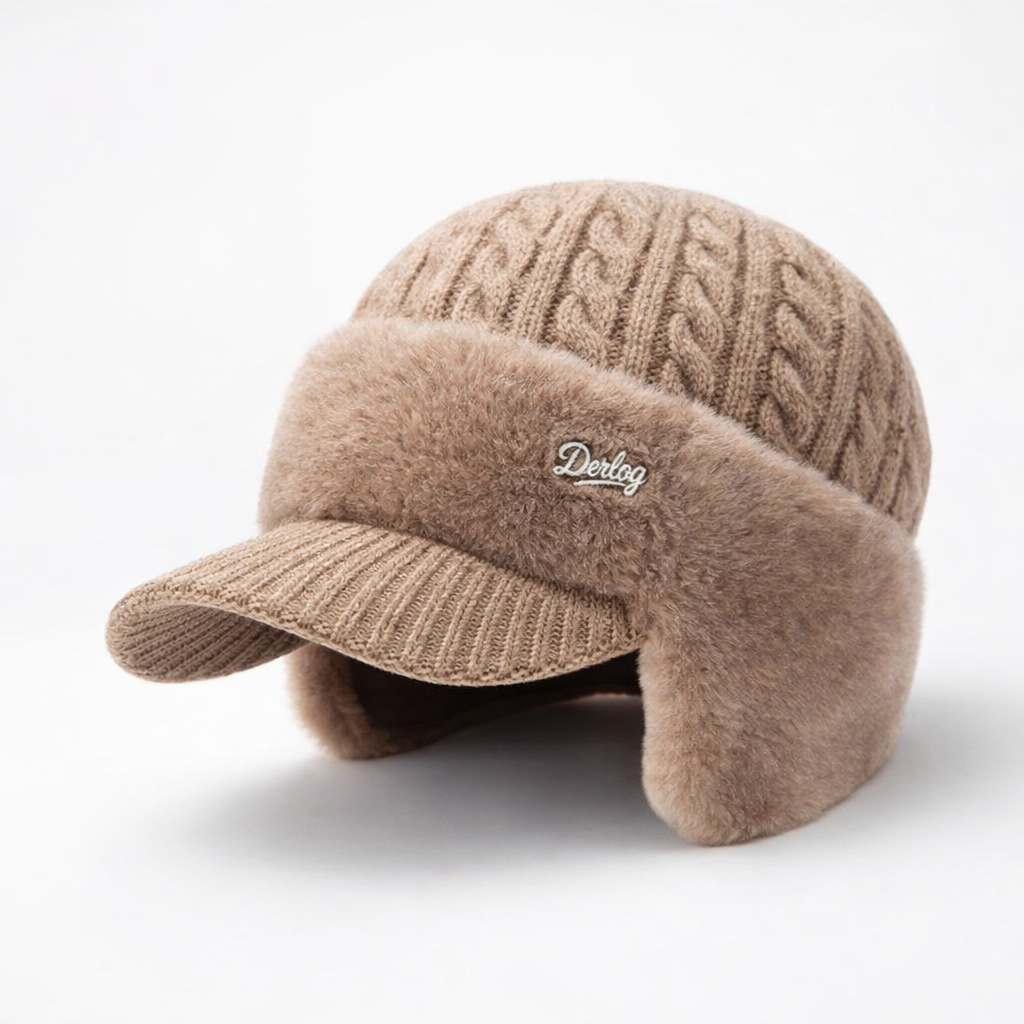 Vinterfangerhue med skygge og flap | Meowbutter
