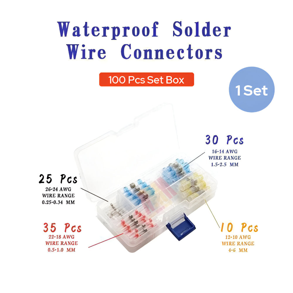 Wire Connectors Heat Shrink Solder Sleeve Electrical Assortment Set | Meowbutter