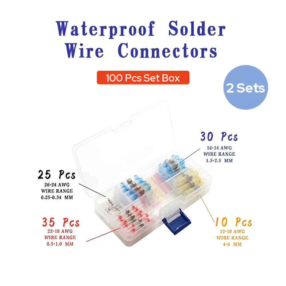 Wire Connectors Heat Shrink Solder Sleeve Electrical Assortment Set | Meowbutter