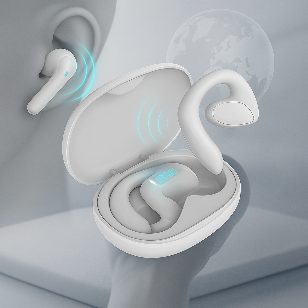Real-Time Translator Earbuds — Bluetooth Wireless Audio, Instant Bidirectional Translation