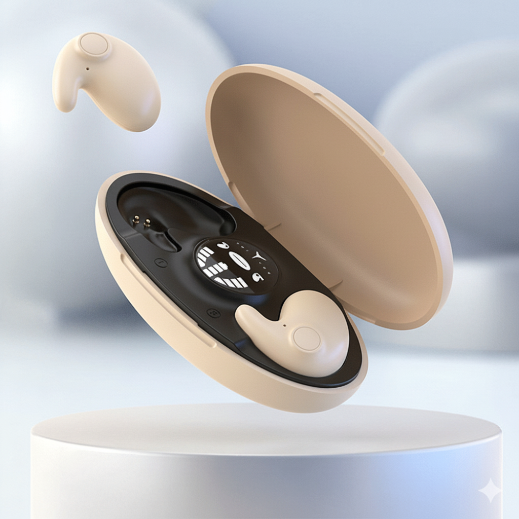 Trådløse øretelefoner med Bluetooth og støjreduktion | Meowbutter