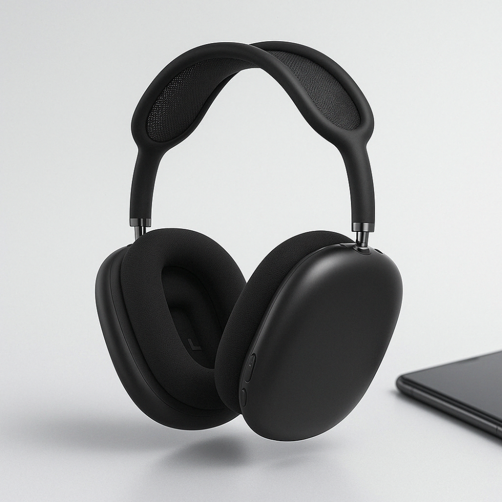 Bezdrátová sluchátka přes uši s Bluetooth — aktivní potlačení hluku