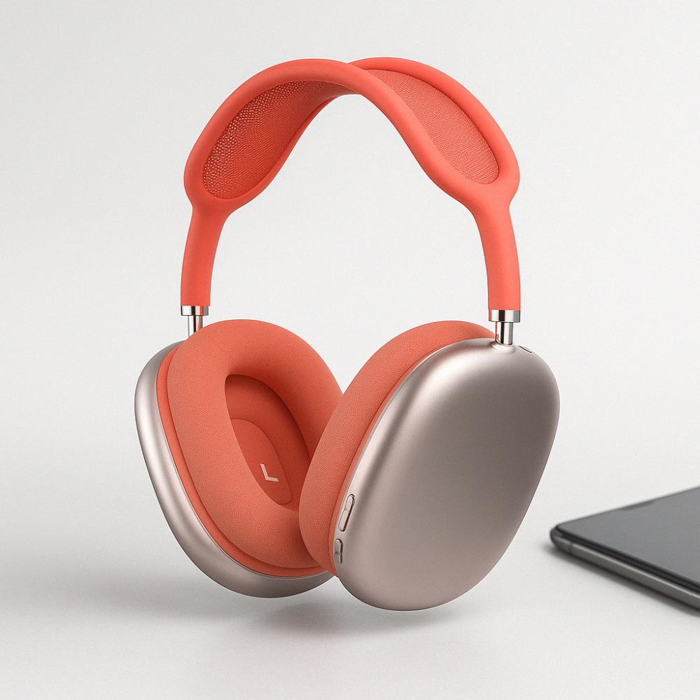Bezdrátová sluchátka přes uši s Bluetooth — aktivní potlačení hluku