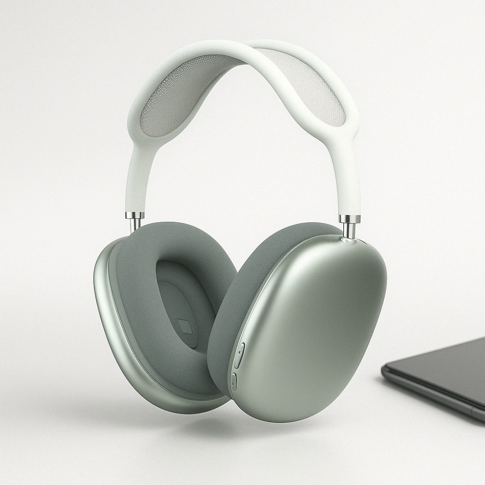 Bezdrátová sluchátka přes uši s Bluetooth — aktivní potlačení hluku