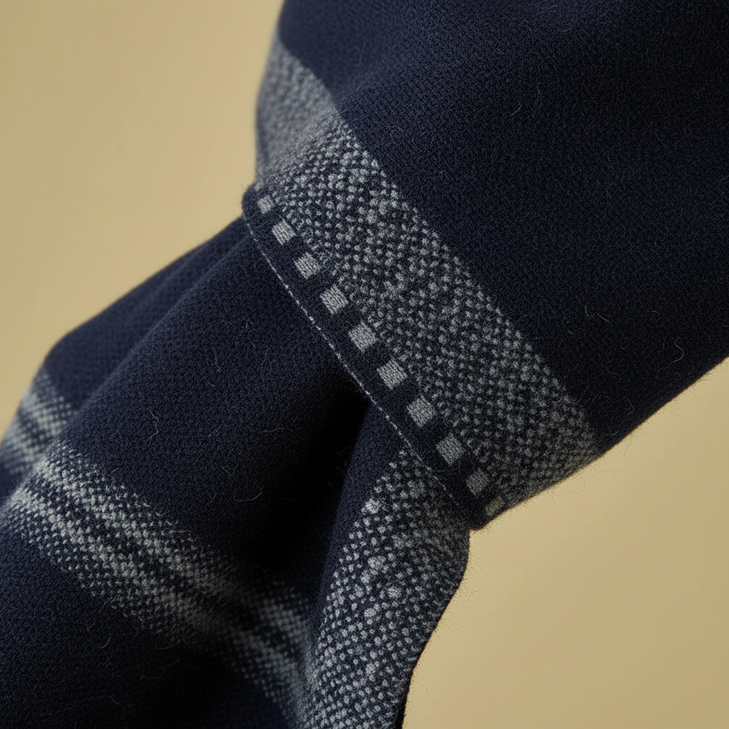 Wełniany szalik męski StyleScarf — ciepły zimowy dodatek we wzory