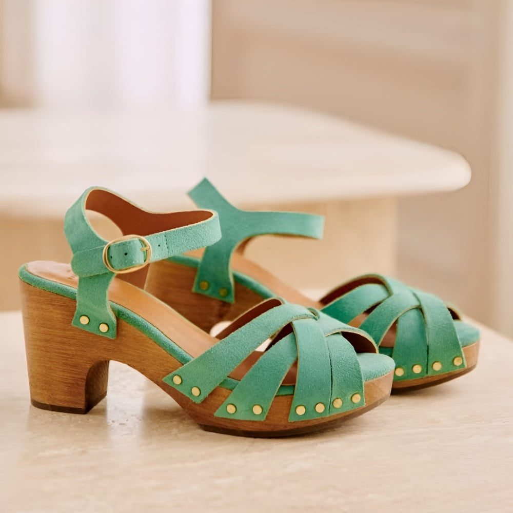 Sandali da donna con tacco largo e cinturini estivi | Meowbutter