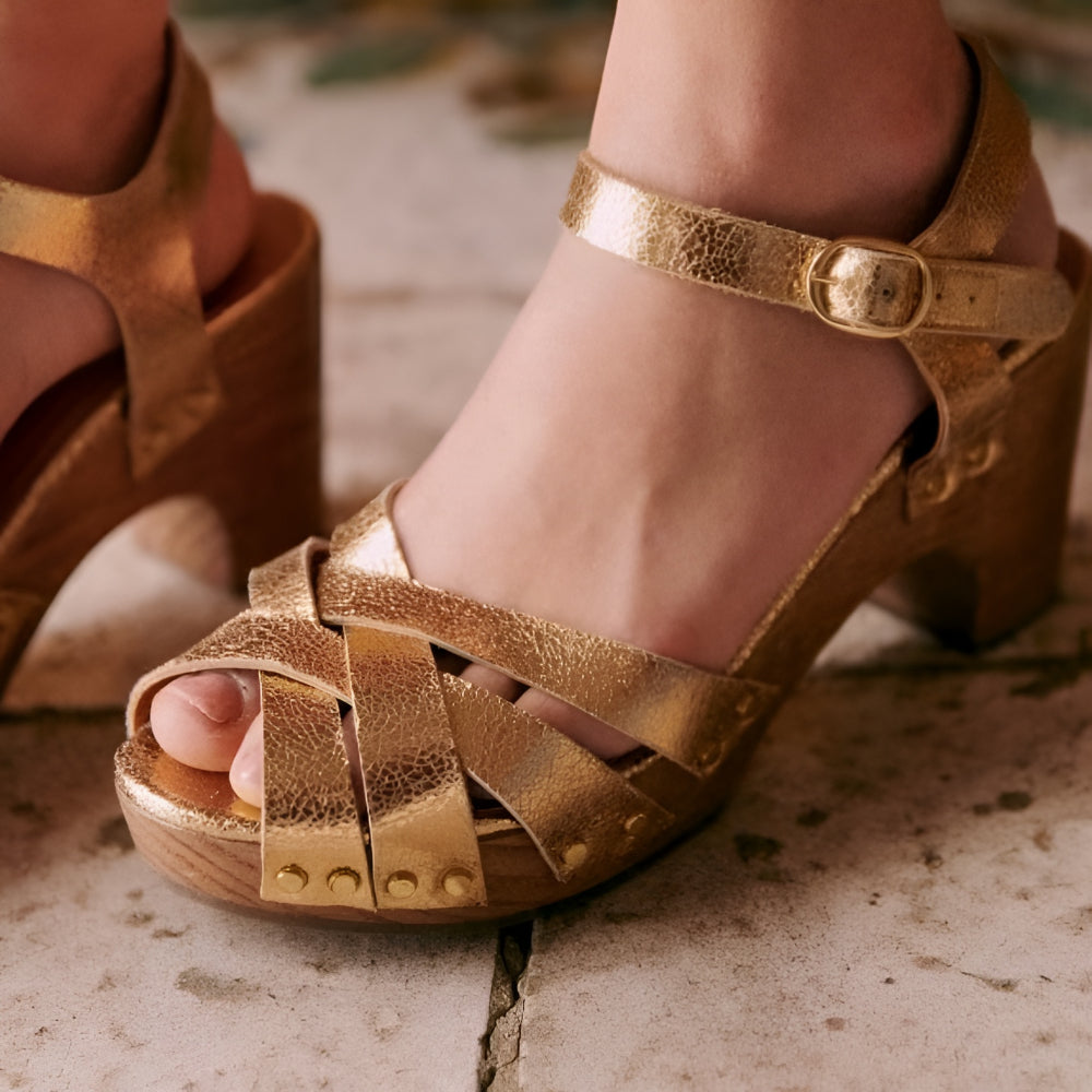 Sandali da donna con tacco largo e cinturini estivi | Meowbutter