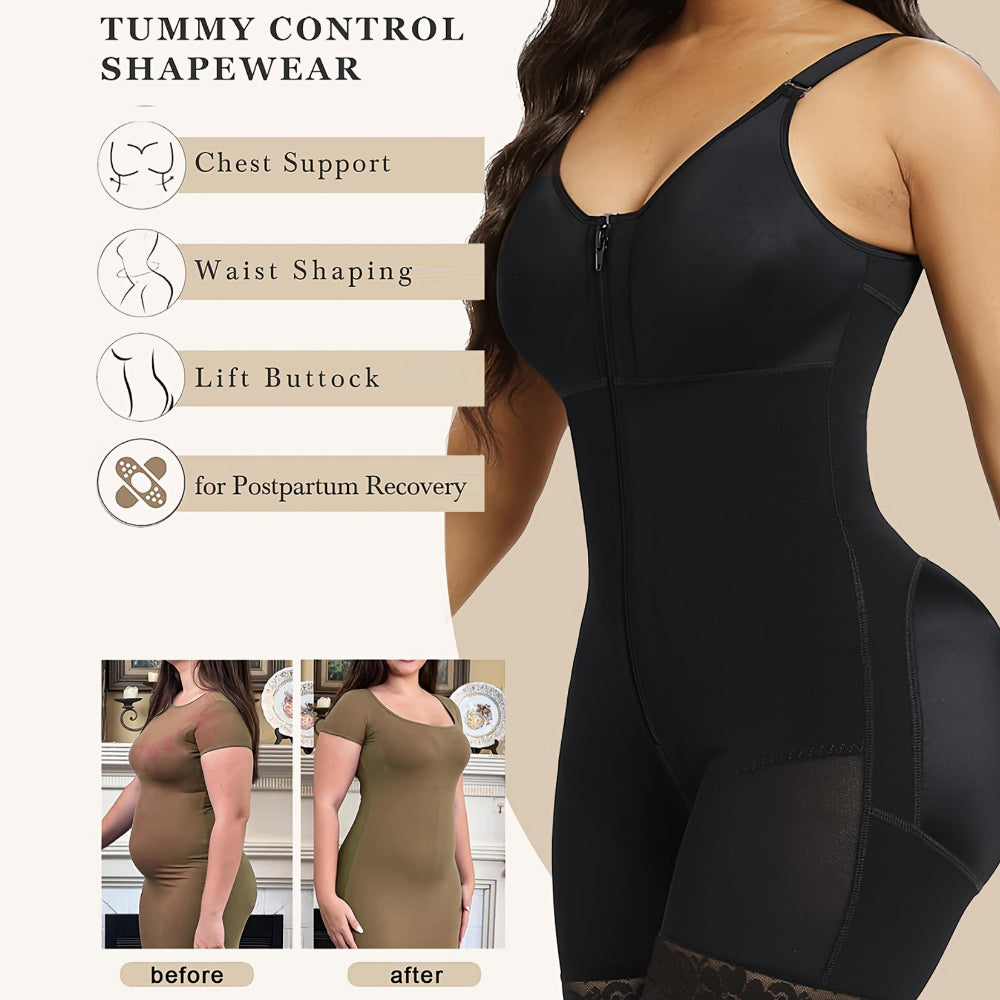 Women's Seamless One-Piece Bodysuit — Full Body Shapewear