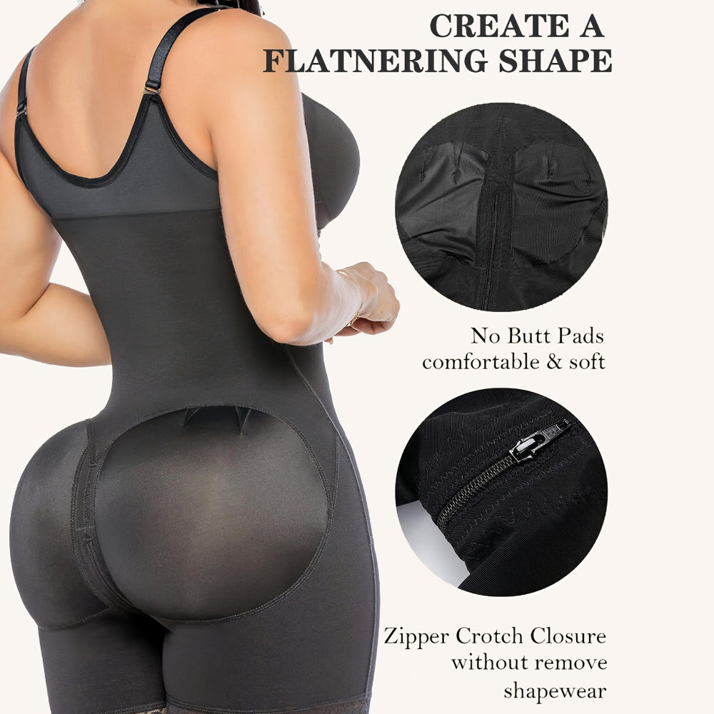 Women's Seamless One-Piece Bodysuit — Full Body Shapewear