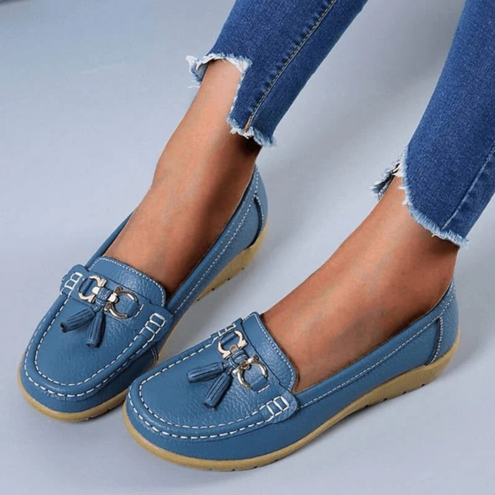 Women's Orthopedic Loafers — Cushioned Insole, Arch Support, Streamlined Profile