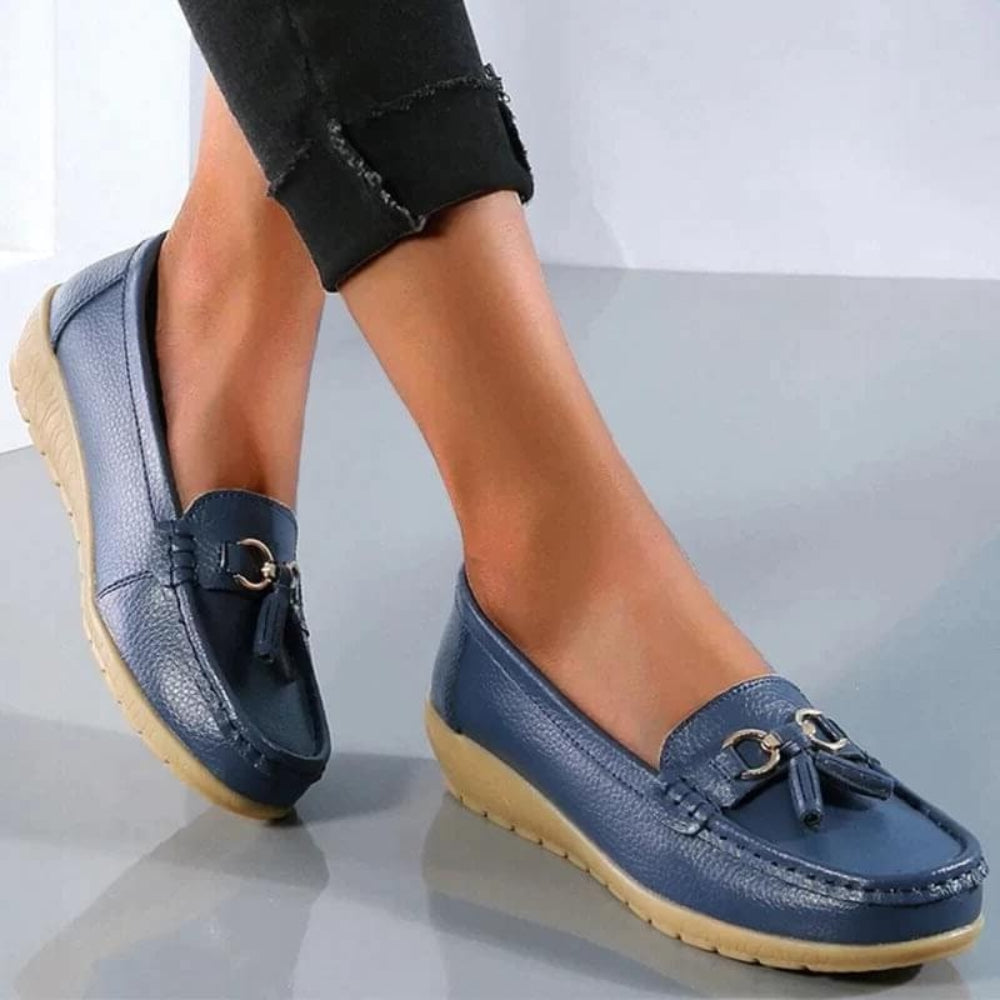 Women's Orthopedic Loafers — Cushioned Insole, Arch Support, Streamlined Profile