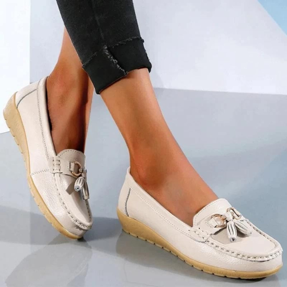 Women's Orthopedic Loafers — Cushioned Insole, Arch Support, Streamlined Profile