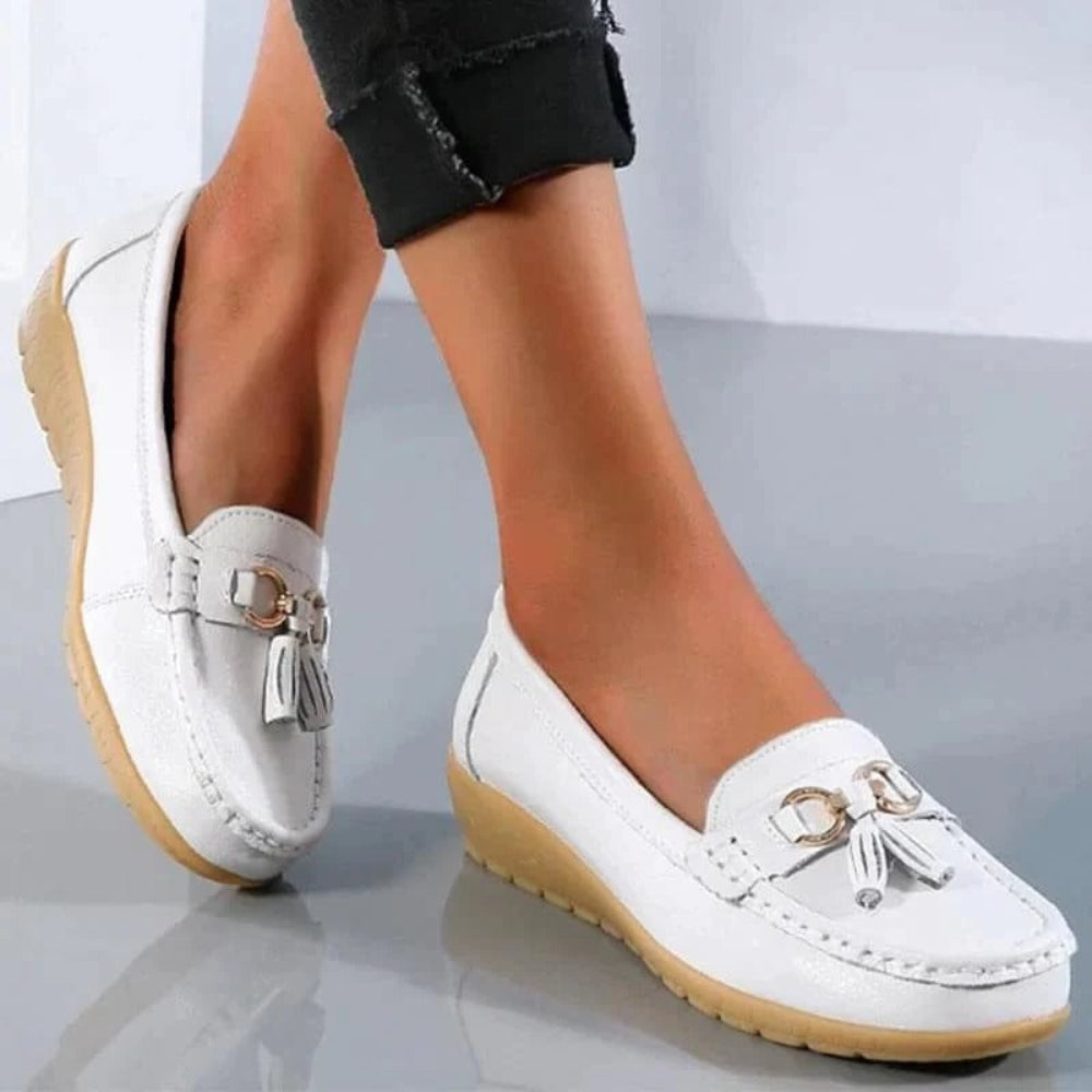 Women's Orthopedic Loafers — Cushioned Insole, Arch Support, Streamlined Profile