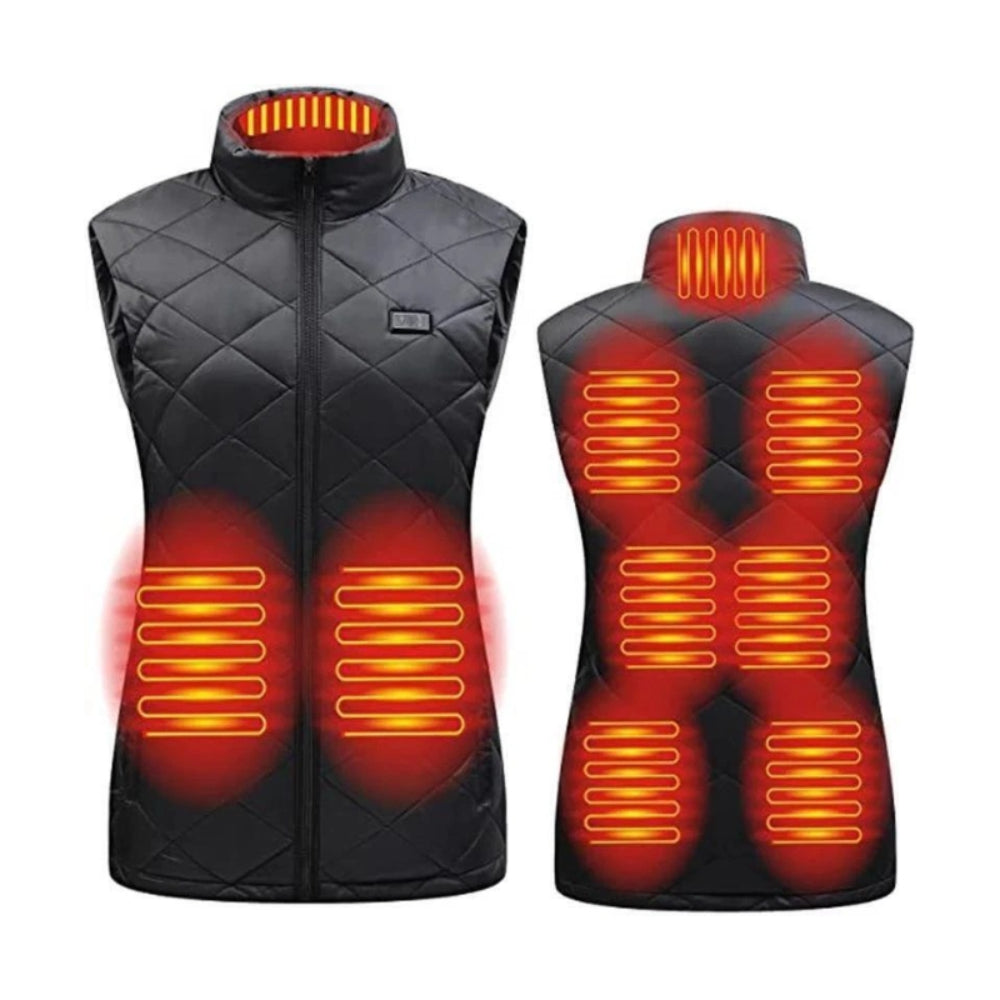 Gilet riscaldato da donna con riscaldamento elettrico per l’inverno all’aperto | Meowbutter