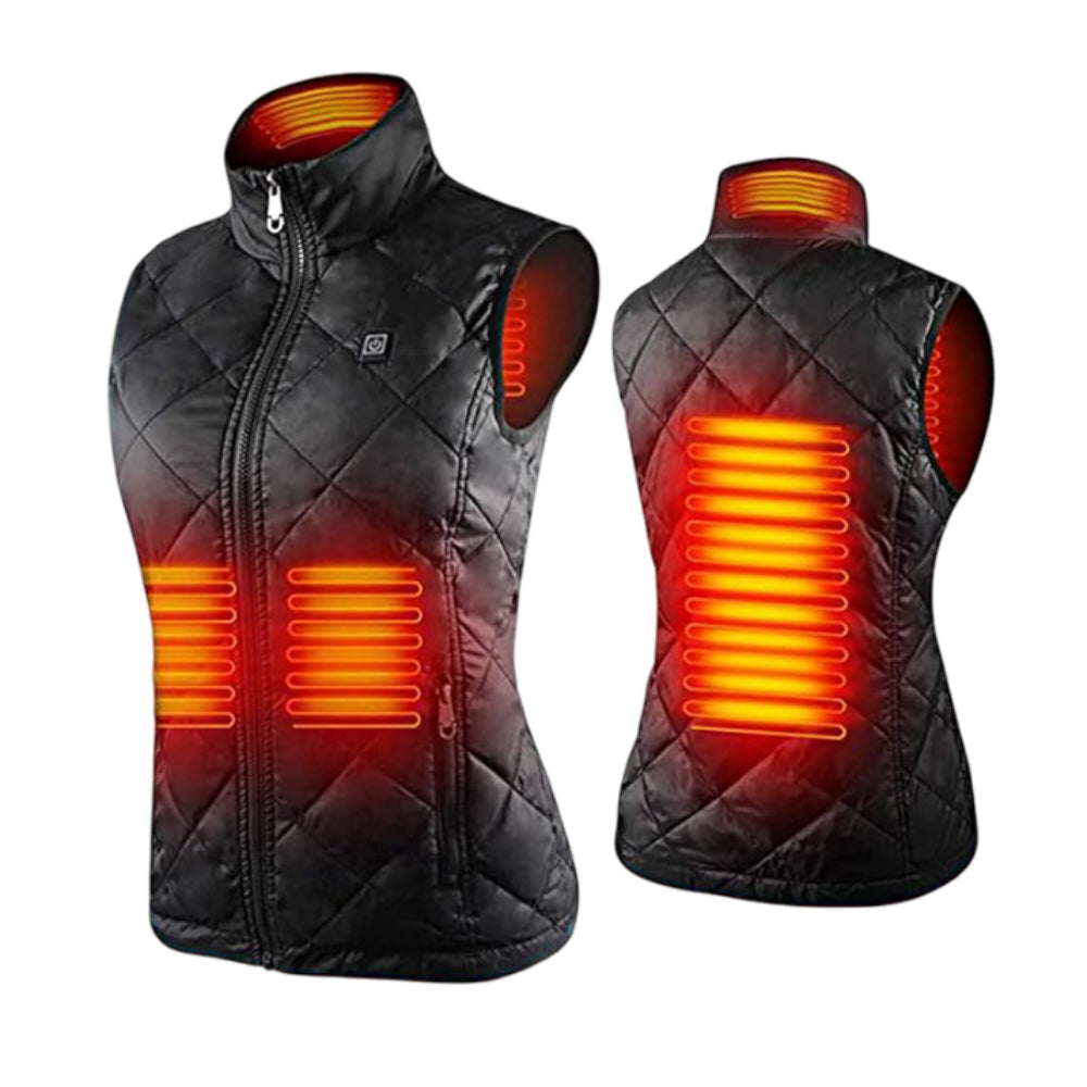 Gilet riscaldato da donna con riscaldamento elettrico per l’inverno all’aperto | Meowbutter