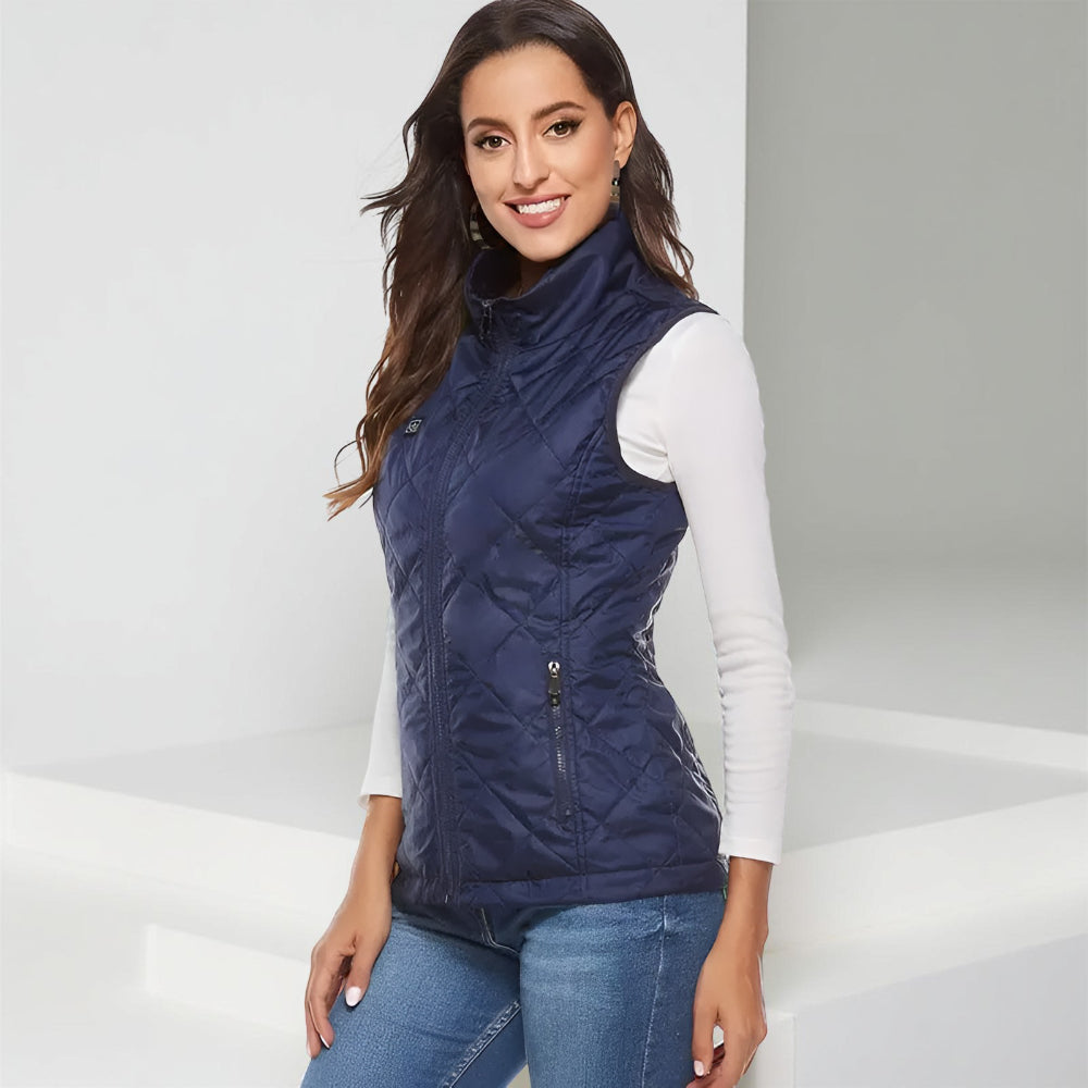 Gilet riscaldato da donna con riscaldamento elettrico per l’inverno all’aperto | Meowbutter