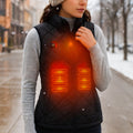 Gilet riscaldato da donna con riscaldamento elettrico per l’inverno all’aperto | Meowbutter