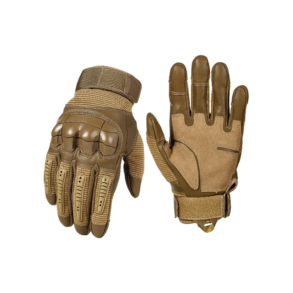 Outdoor Work Gloves — Tactical Grip Pattern, Reinforced Knuckle Guard