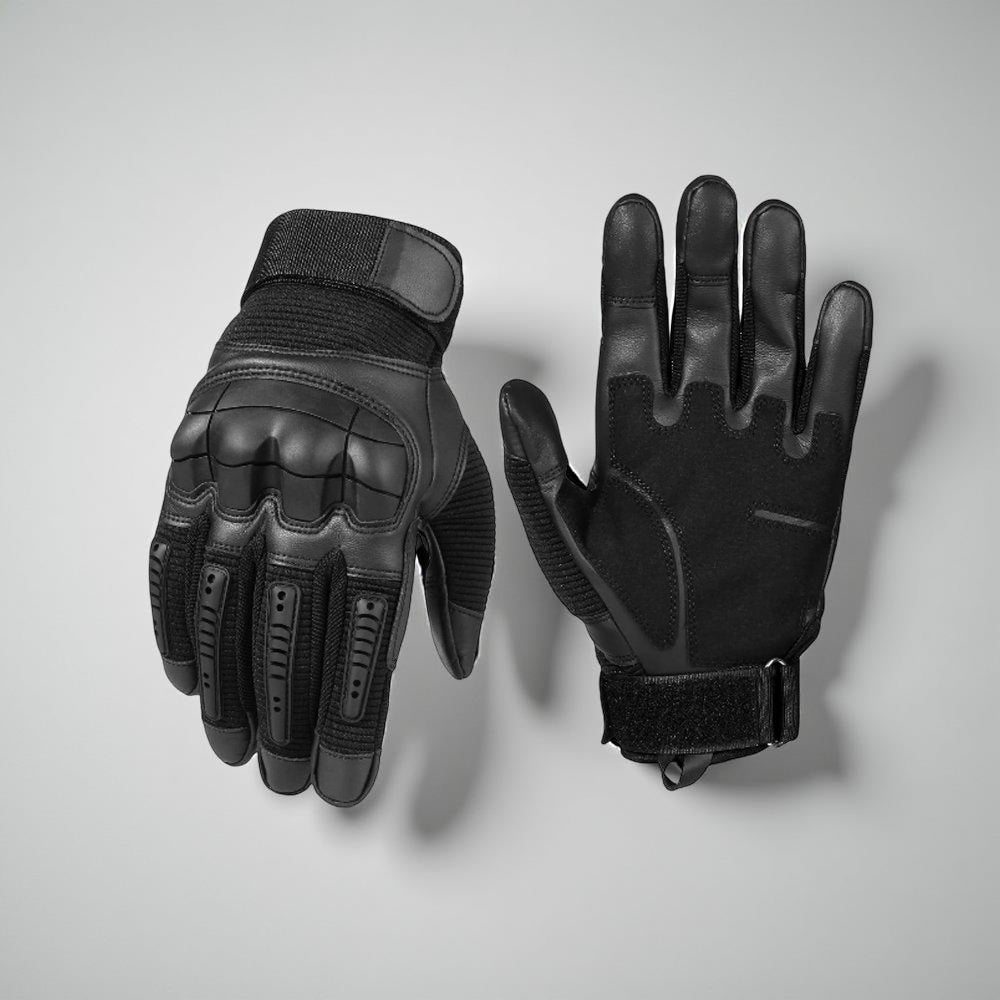 Outdoor Work Gloves — Tactical Grip Pattern, Reinforced Knuckle Guard