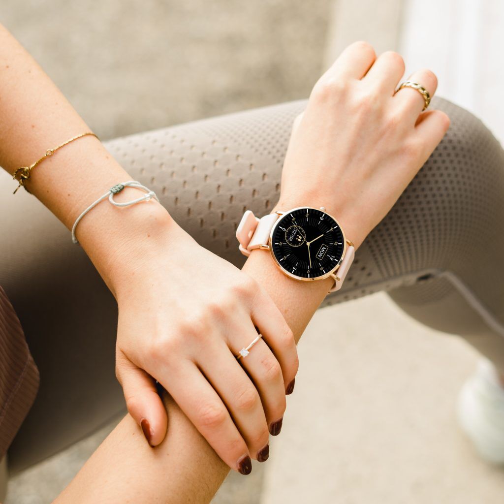 Smartwatch mit Voll-Touchscreen – Mineralglas-Display – Bluetooth-Verbindung | meowbutter